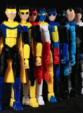 3D Printed Invincible Toys Action Figures Anime Model Lucky