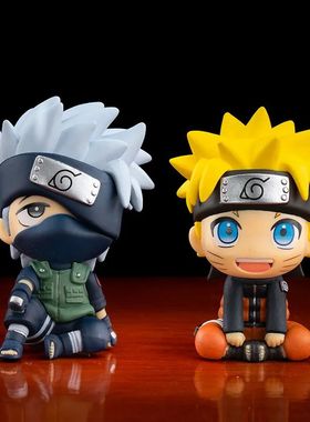 9cm Naruto Anime Figure Uzumaki Naruto Kakashi Uchiha Sasuke
