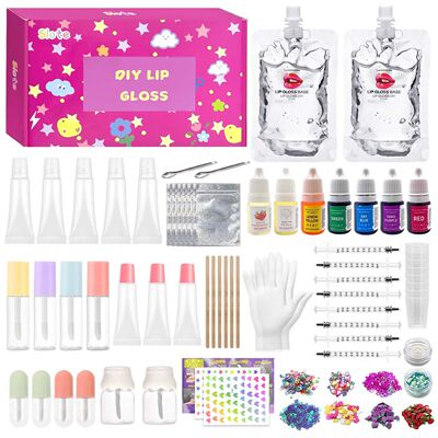 Lip Gloss Making Kit, 70PCS Diy Lip Gloss Kit, Beginner Lip