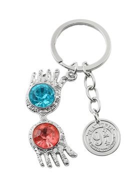 Movie Harry Potter keychainSimple Rhinestones Pendant Keycha