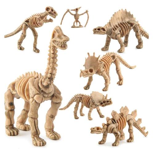 Jurassic Dinosaur Model Toy 2 Inches Dinosaur Skeleton Tyran