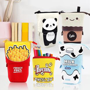 Standing Pencil Case, Telescopic Pencil Holder, Kawaii Stand
