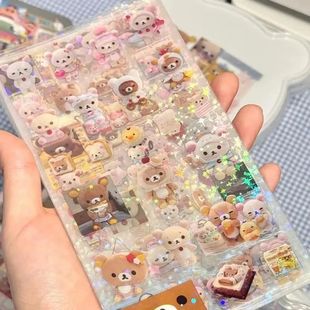 Hello Kitty Rilakkuma 5PCS Die Cute Stickers cutting Cartoon