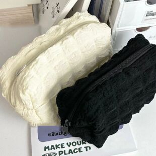 Portable Pen Holder for Students Zipper Stationery Storage B
