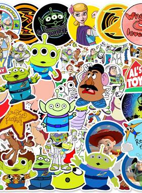10/30/50pcs Funny  Anime Toy Story Stickers Buzz Lightyear W