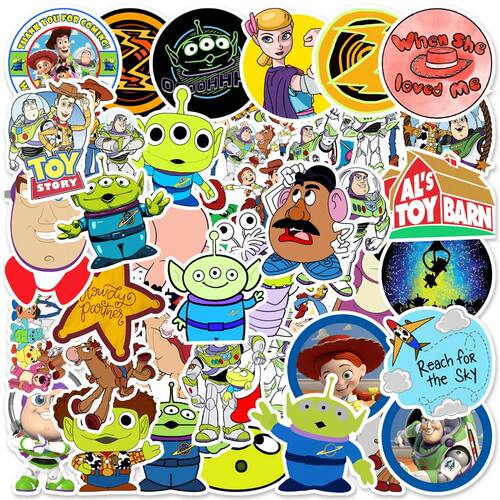 10/30/50pcs Funny  Anime Toy Story Stickers Buzz Lightyear W