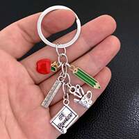 New Teacher's Day gift key chain best teacher gift hollow ca thumbnail 6
