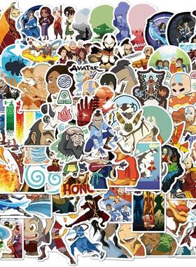 100pcs Avatar The Last Airbender Stickers Anime Cartoon