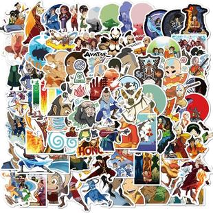 100pcs Avatar The Last Airbender Stickers Anime Cartoon