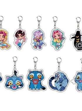 Kpop Movie Demon Game Hunters Anime Peripherals Acrylic Keyc