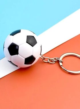 European Football Resin Souvenir Keychain Match Ball Fans So