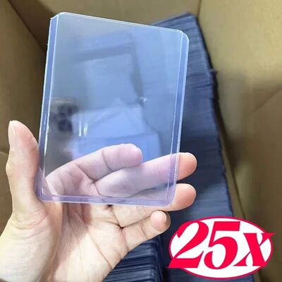 25/20/1Pack 35PT Transparent Card Sleeves PVC Hard Plastic G