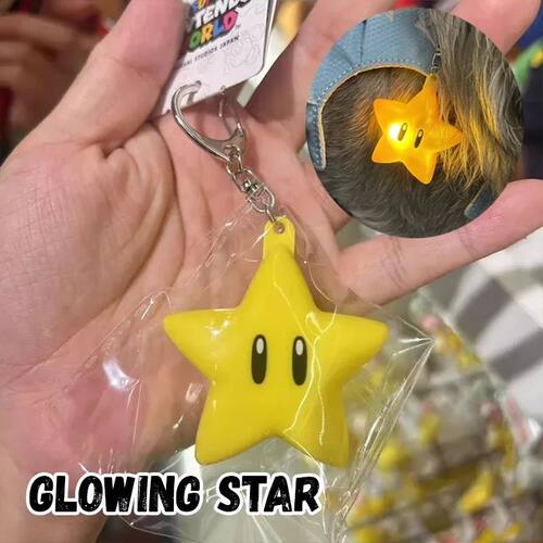 LED Star Pendant Necklace Glowing Five Pointed Star Bead Cha