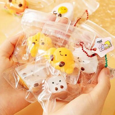 5Pcs Party Favor Gift Bread Dumping Food Stress Relief Squee
