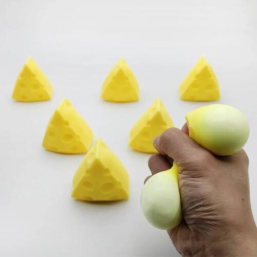 Adult Squeeze Toy Simulation Cheese Squeeze Toys Soft Cute D