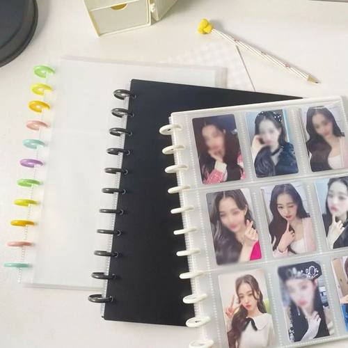 3Inch Kpop Photo Album Solid Colour Insert Loose-leaf Mushro