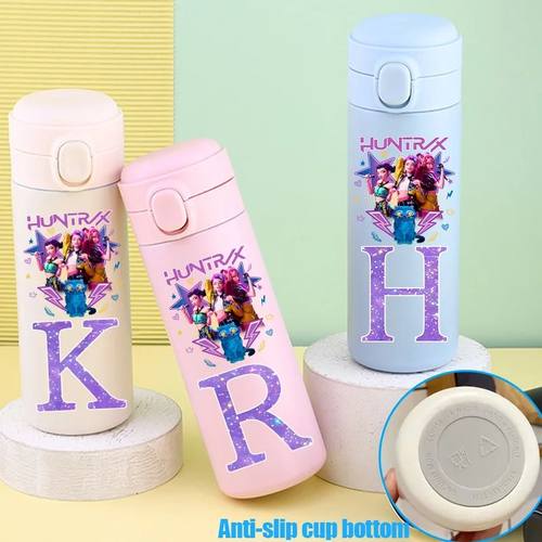 K-Pop Letters A-Z Demon Hunters Water Bottle 304 stainless s