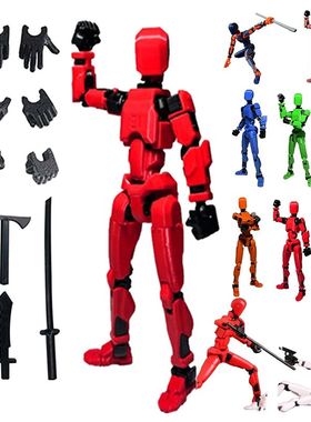 1PCS 13 Joints Figure Articulate Movable Dummy Doll Diy Asse