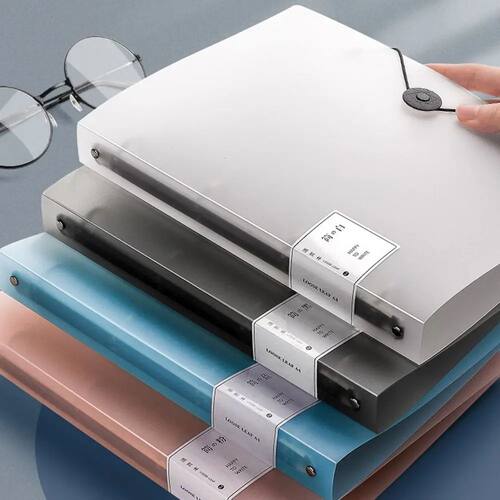 Multifunctional PP Storage Booklet Loose Leaf A4/A5/B5 Binde