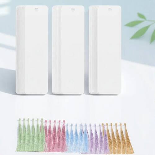 30Sets Clear Acrylic Bookmarks Blank Acrylic Bookmarks with