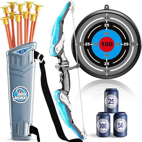 Kids Bow and Arrow Set, LED Light Up Archery Toys Set for Ki