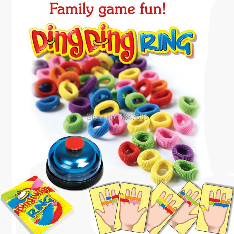funny challenge ring ding toy family party games practical