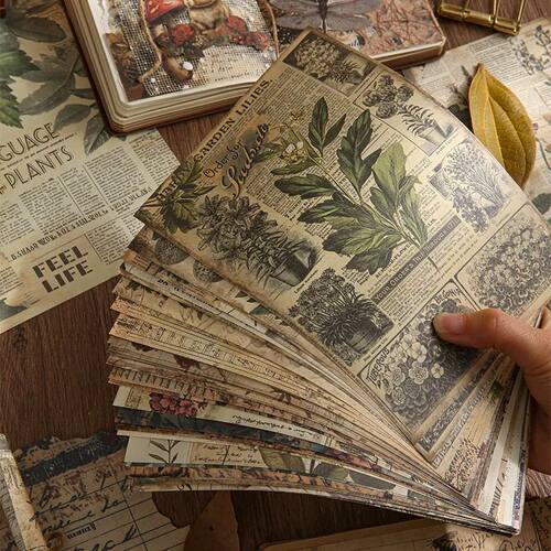 30 pcs Vintage material paper Planner handmade DIY Scrapbook