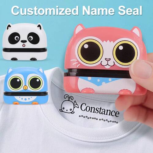 ?Personalized Baby Name Stamp Set - Custom Waterproof Ink Se