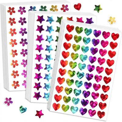 480-1620pcs Holographic Reward Stickers for Students Shiny S