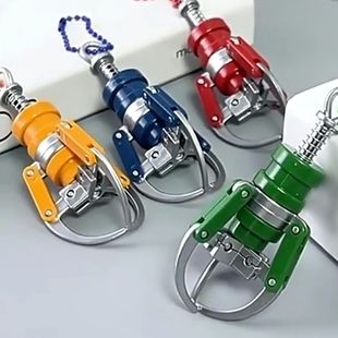 Creative Mini Doll Machine Claw Keychain For Women Plastic M