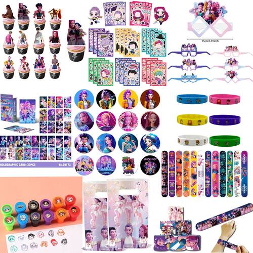 Hot K-pop Birthday Party Favors Cartoon Kids Gift -Reusable