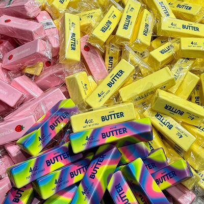 Squishy Elastic Butter Stick Fidget Toy Soft Touch Stress Re