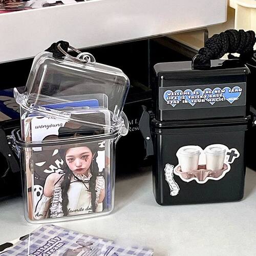Ins Toploader Photocards Storage Box Kpop Idol Photo Card Ho