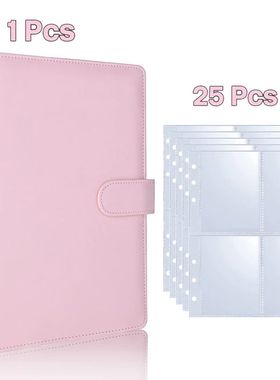 25pcs Page(4 Grids) Photo Card A5-Binder Kpop Photo Albums I