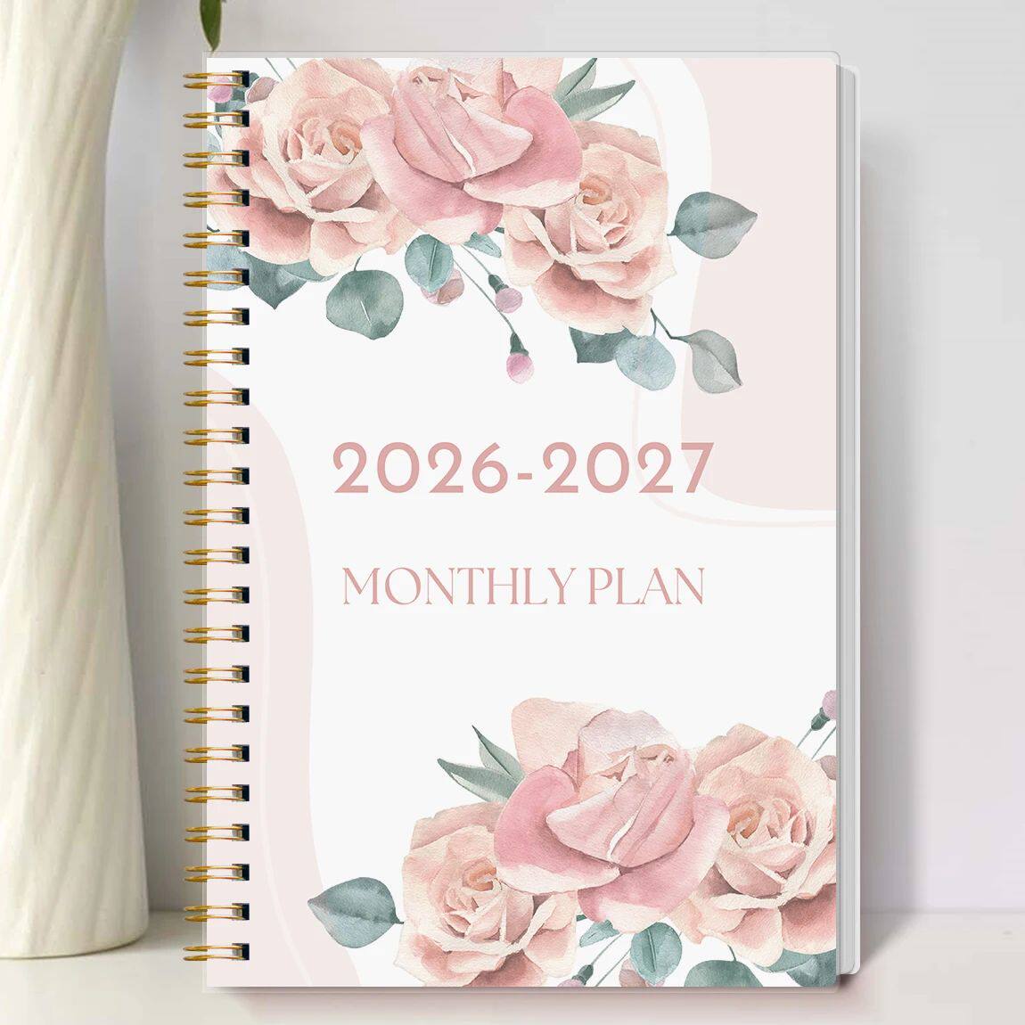 2026-2027 A5 Weekly & Monthly Planner – Jan 2026 to Dec 202