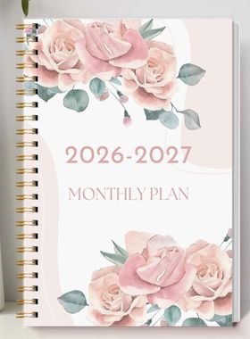 2026-2027 A5 Weekly & Monthly Planner – Jan 2026 to Dec 202