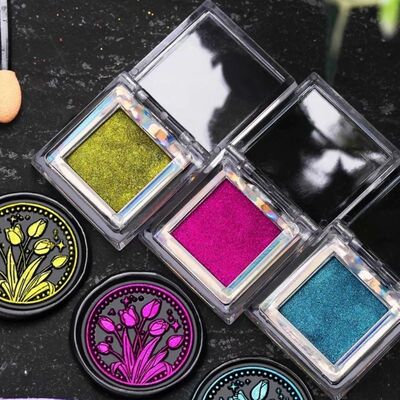 Glitter Wax Paint for Wax Seal Stamp, Metallic Lustre Wax Fi
