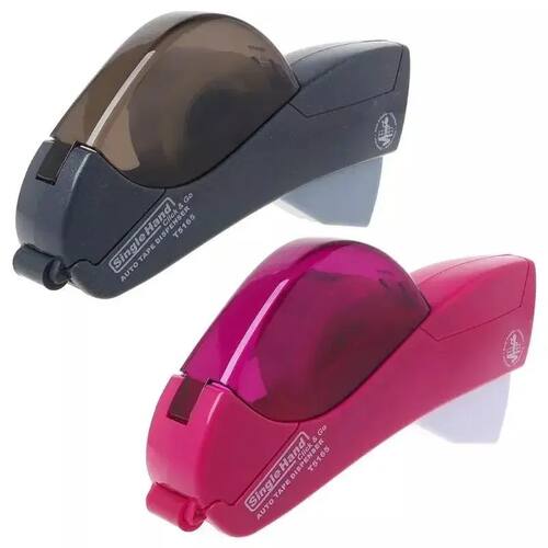 1Pcs Automatic Tape Dispenser Hand-held One Press Cutter for