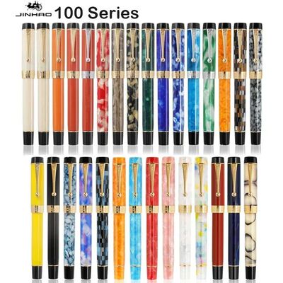 100 Centennial Resin Fountain Pen EF/F M / Bent Nib Golden C