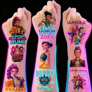 20PCS Rumi Kpop Demon Hunters Temporary Tattoo Stickers Cute