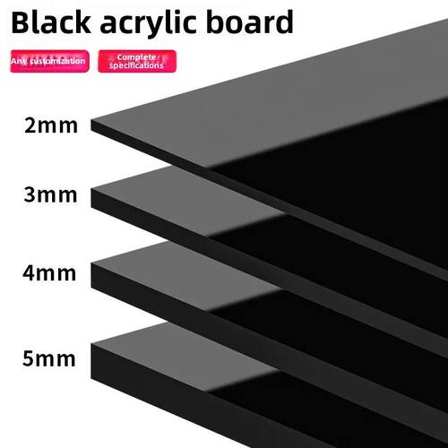 Mirror Light Black Acrylic Board Can Reflect Sheet Methacryl
