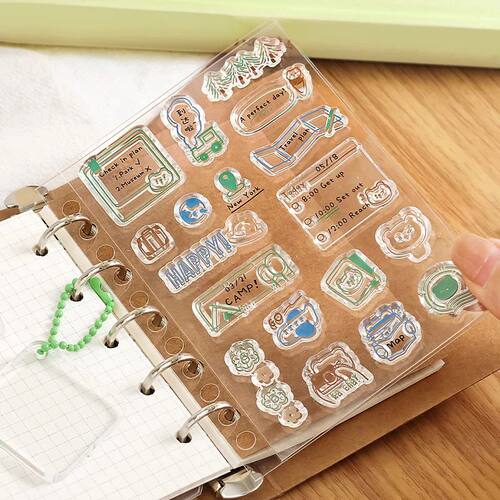 1. PC Daily Record Series Simple Ins Silicone Seal Cute Stud