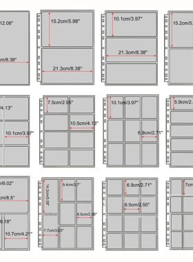A4 Binder Photocards Holder Kpop Photo Card Page 2/3/4/9/10