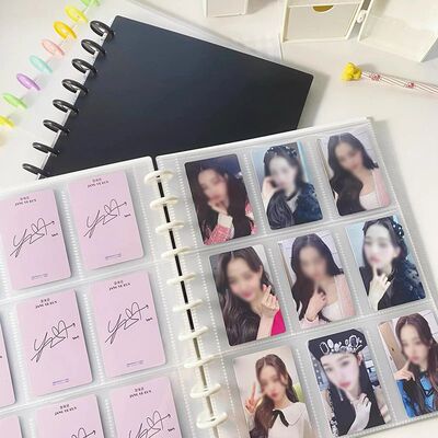 Kpop Photocard Binder 4/8/9 Girds Large Capacity Photo Album