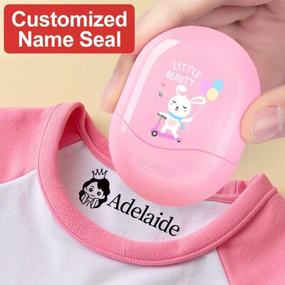 Personalized Student Name Stamp - Custom Waterproof Seal wit