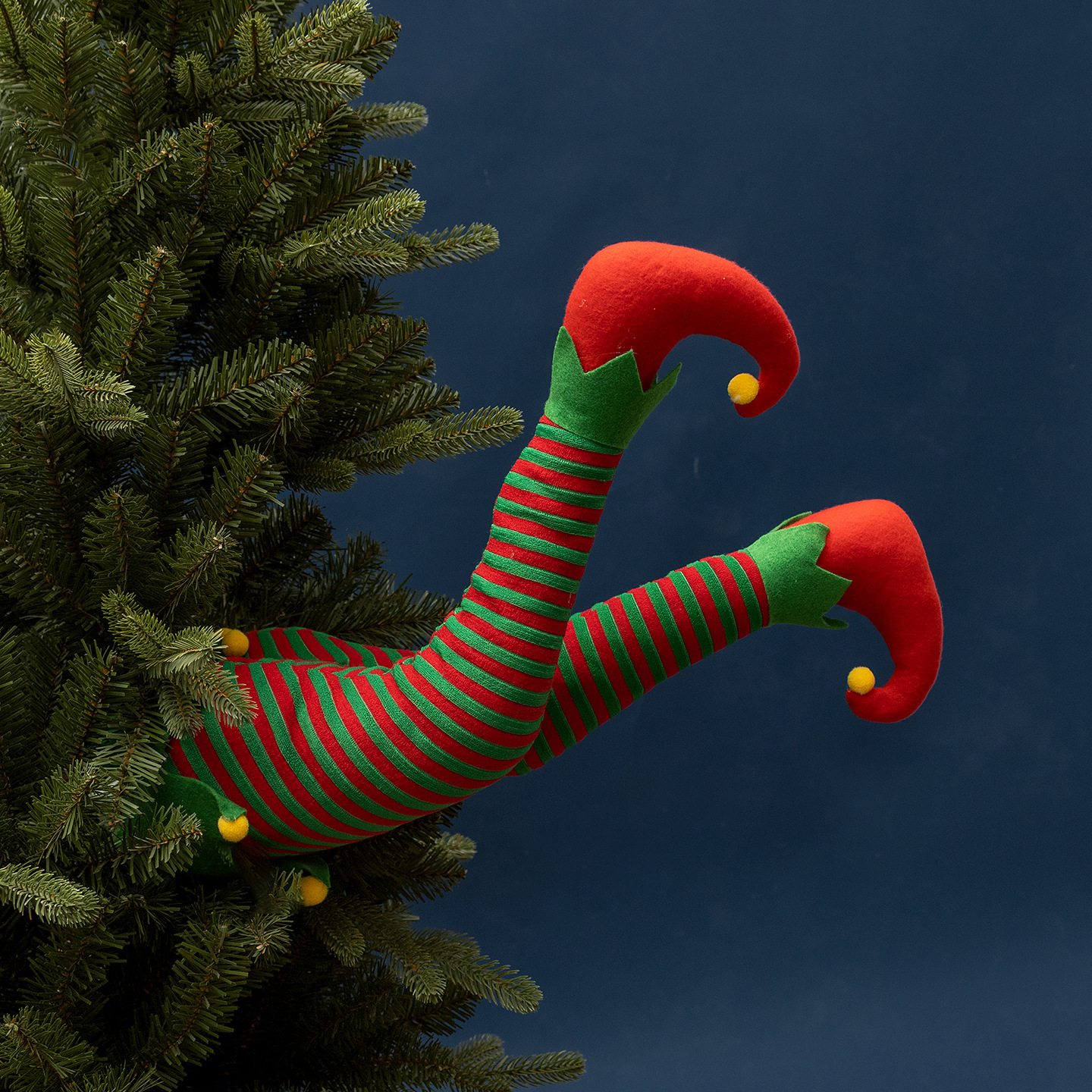 Christmas Elf Legs Christmas Tree Decoration Santa Claus Dri