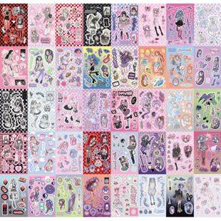 1/11/44 Pcs Domi Sticker Book 44 Sheets Of Inside Pages For