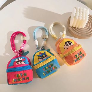 Crayon Shin-Chan Bag Mobile Phone Lanyard Wallet Earphone Ca