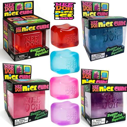 2026 NeeDOH Model Soft Squishy Toy  Nice Cube Sensory Stress