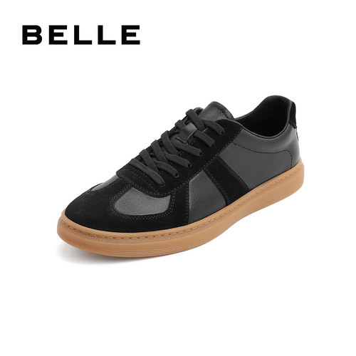 百丽复古悠悠鞋板鞋男鞋子新款软底潮流休闲小白鞋52022CM0